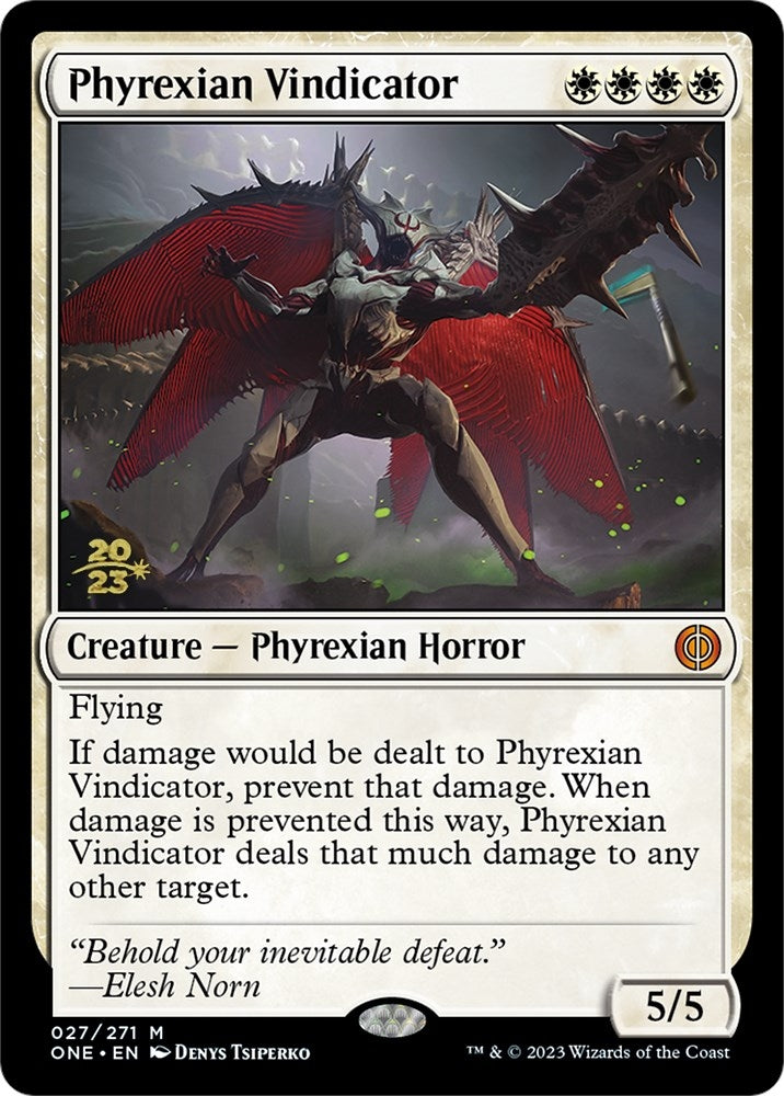 Phyrexian Vindicator (27) (Prerelease Cards)