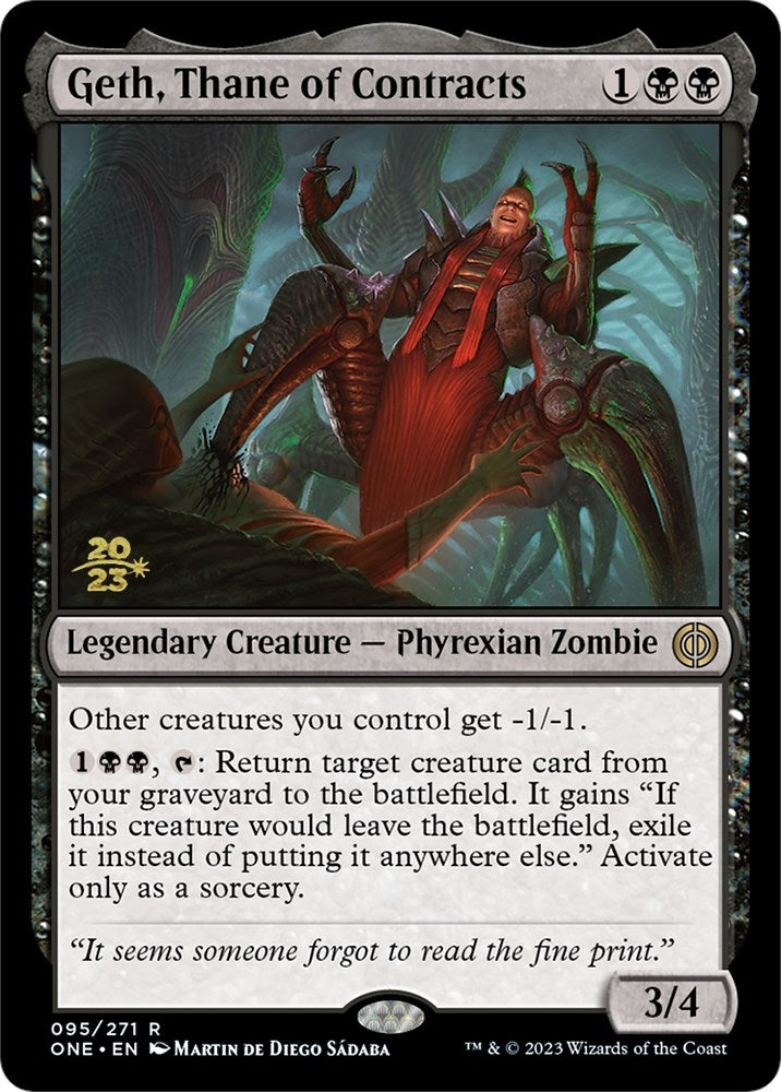 Geth, Thane of Contracts (95) (Prerelease Cards)