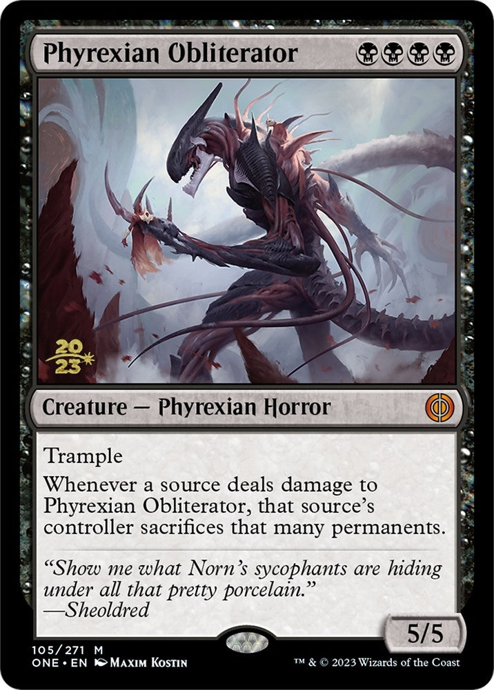 Phyrexian Obliterator (105) (Prerelease Cards)