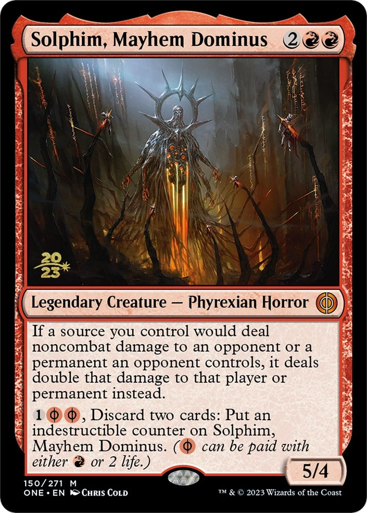 Solphim, Mayhem Dominus (150) (Prerelease Cards)