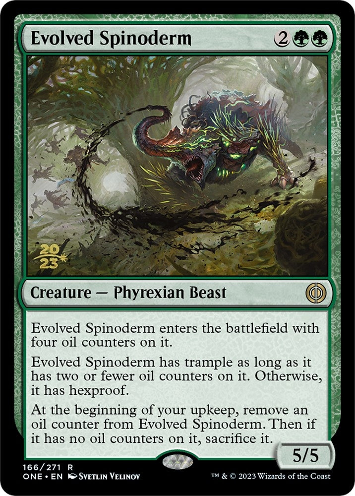Evolved Spinoderm (166) (Prerelease Cards)