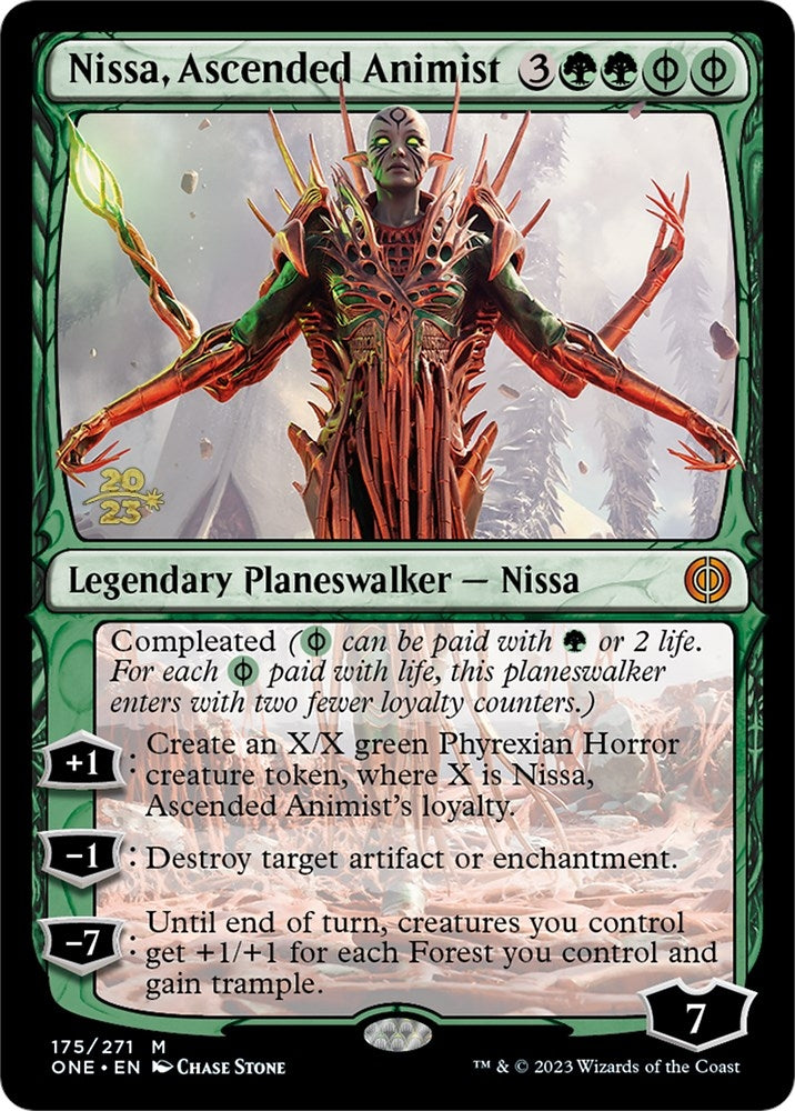 Nissa, Ascended Animist (175) (Prerelease Cards)