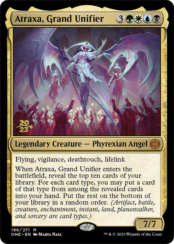 Atraxa, Grand Unifier (196) (Prerelease Cards)