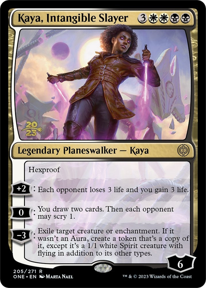 Kaya, Intangible Slayer (205) (Prerelease Cards)