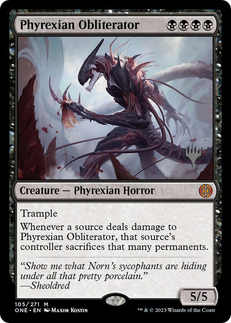 Phyrexian Obliterator (105) (Promo Pack: Phyrexia: All Will Be One)
