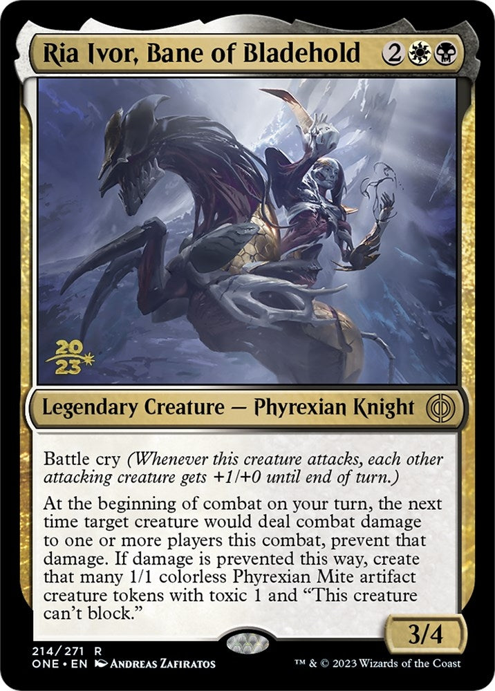 Ria Ivor, Bane of Bladehold (214) (Prerelease Cards)