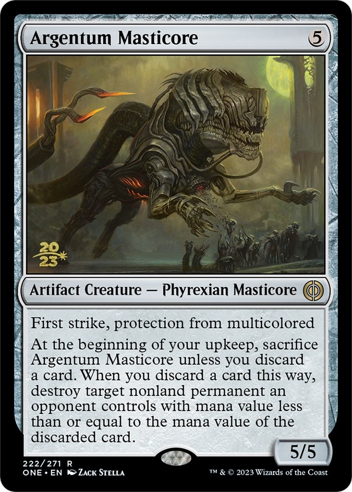 Argentum Masticore (222) (Prerelease Cards)