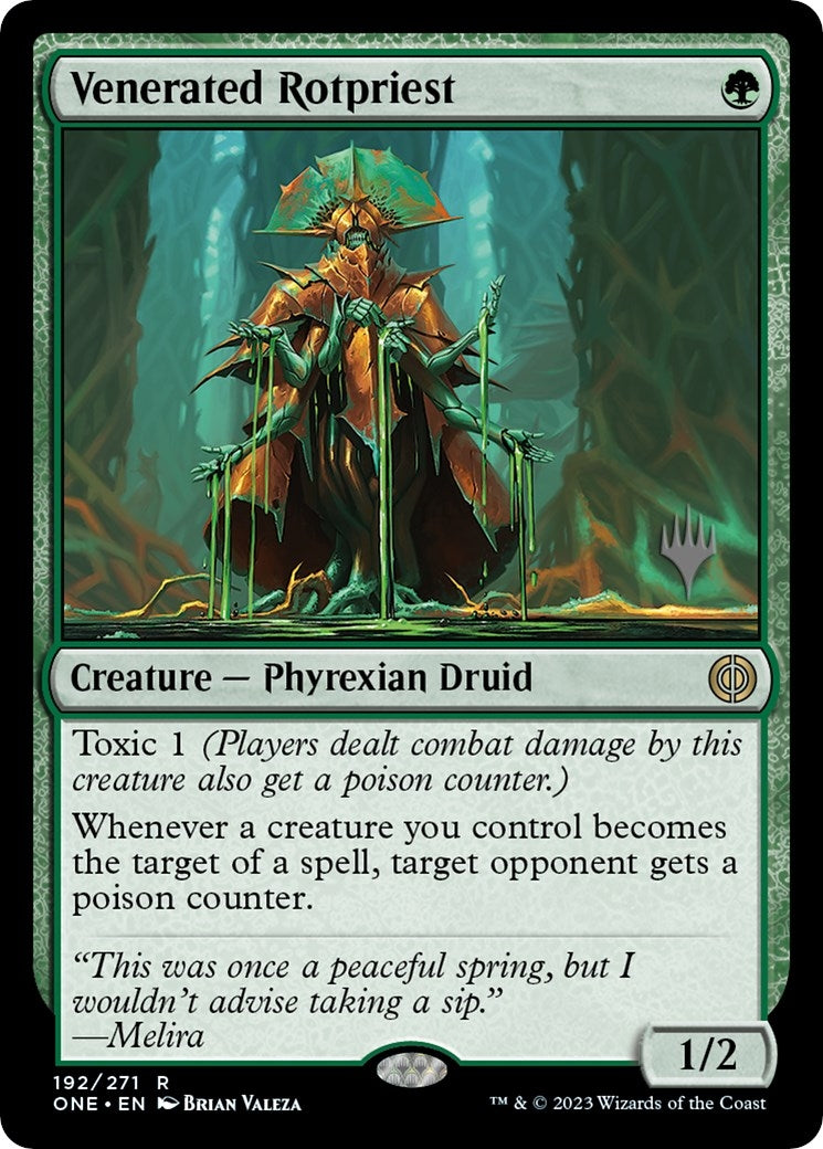 Venerated Rotpriest (192) (Promo Pack: Phyrexia: All Will Be One)