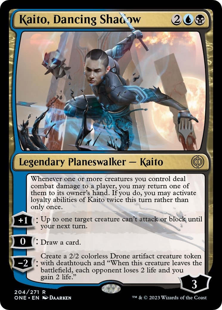 Kaito, Dancing Shadow (204) (Promo Pack: Phyrexia: All Will Be One)