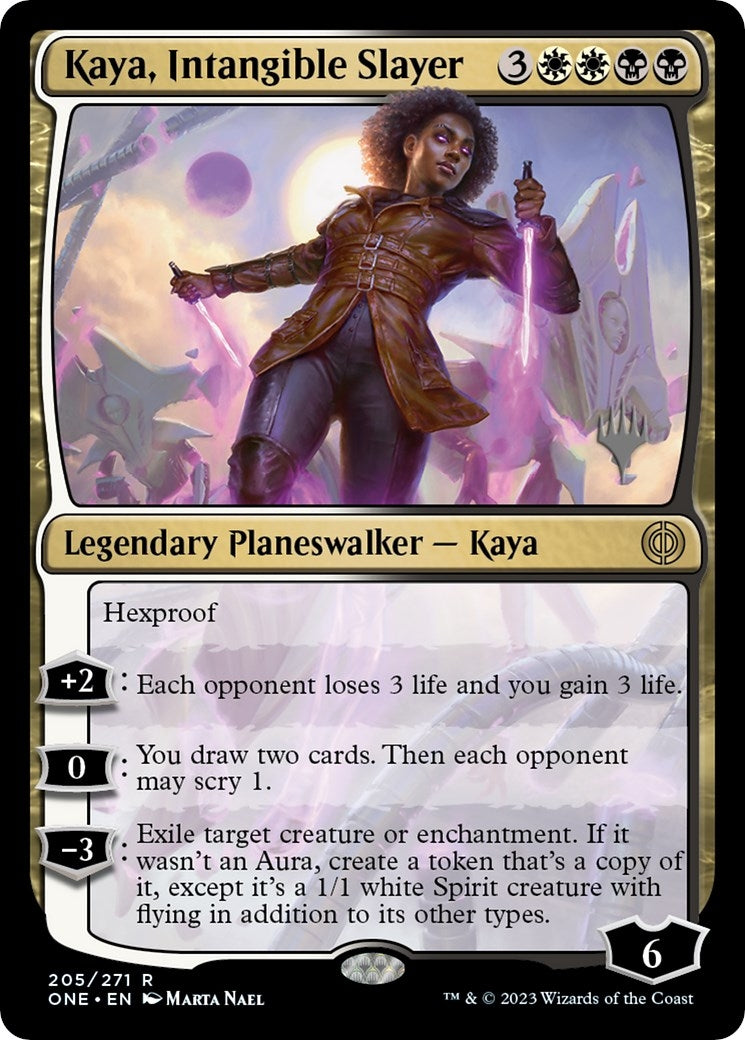 Kaya, Intangible Slayer (205) (Promo Pack: Phyrexia: All Will Be One)