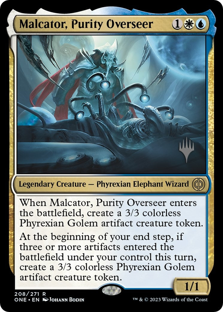 Malcator, Purity Overseer (208) (Promo Pack: Phyrexia: All Will Be One)