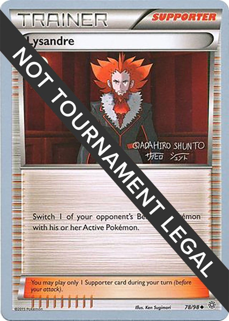 Image for Lysandre - 2016 (Shunto Sadahiro) (78/98) (World Championship Decks) - Pokemon