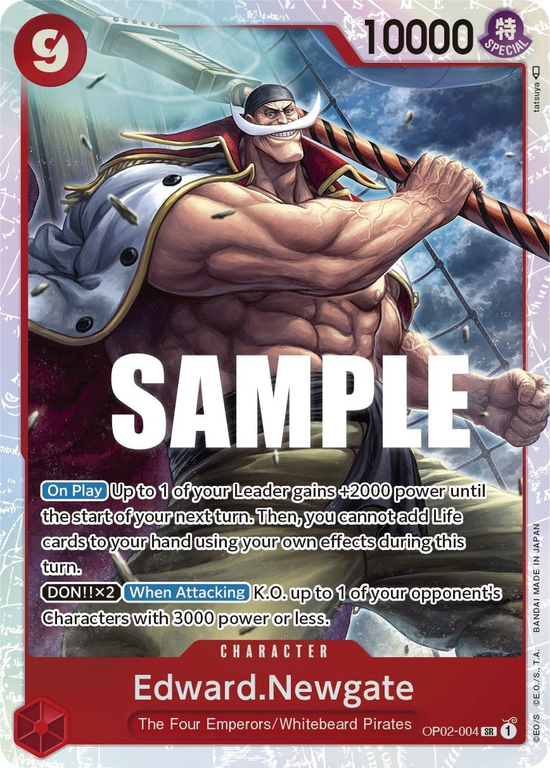 Image for Edward.Newgate (004) (OP02-004) (Paramount War) - One Piece Card Game