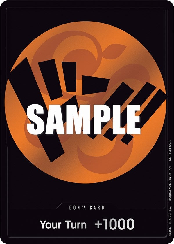 Image for DON!! Card (Orange) (One Piece Promotion Cards) - One Piece Card Game