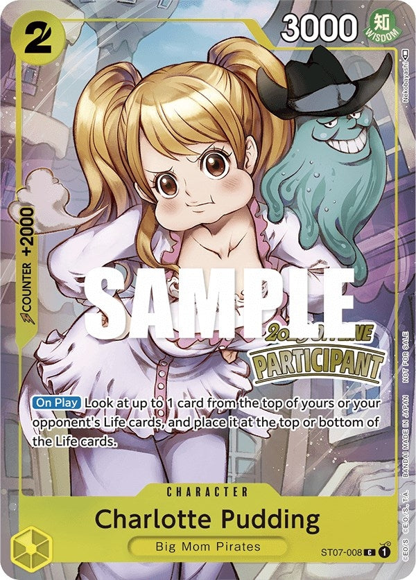 Image for Charlotte Pudding (Offline Regional 2023) [Participant] (ST07-008) (One Piece Promotion Cards) - One Piece Card Game