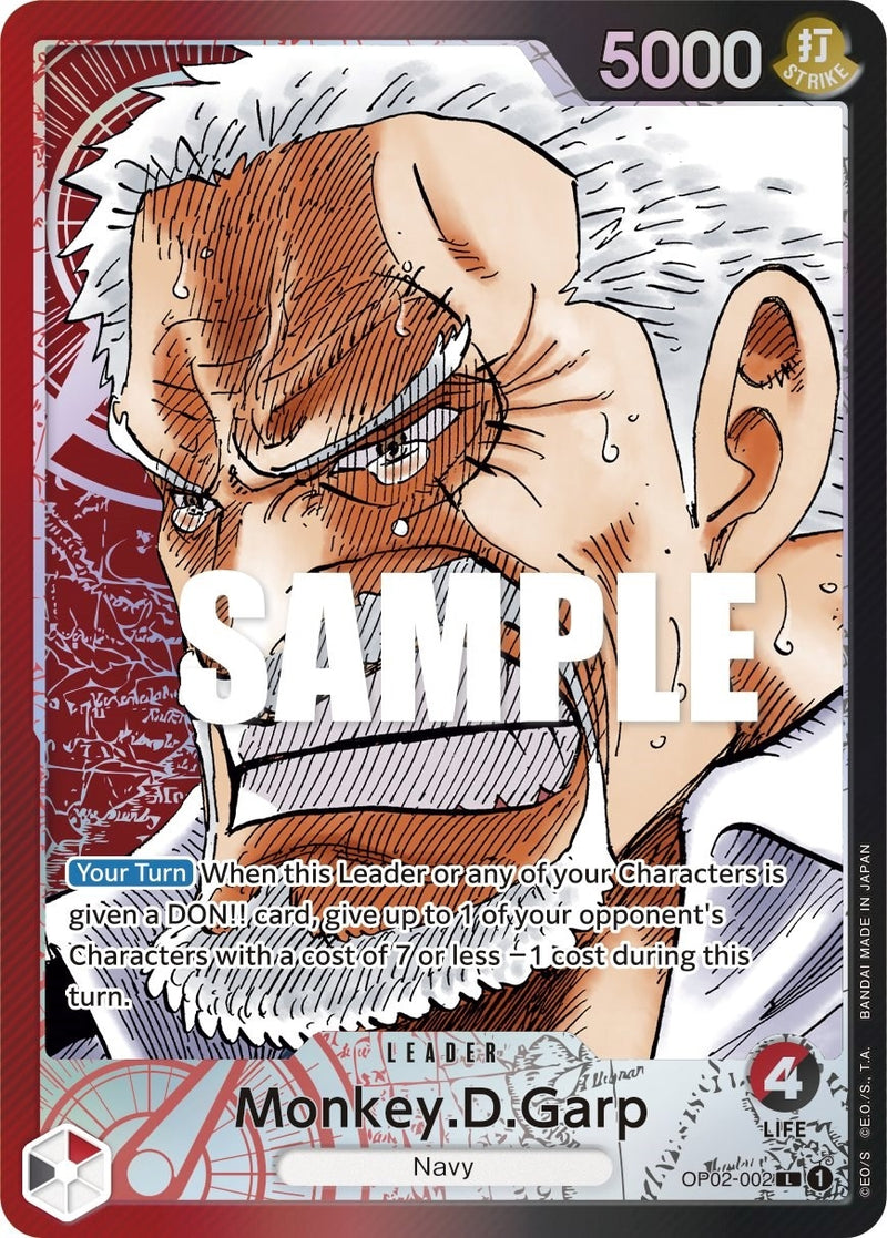 Image for Monkey.D.Garp (002) (Alternate Art) (OP02-002) (Paramount War) - One Piece Card Game
