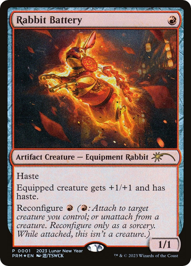 Rabbit Battery (Year of the Rabbit 2023) (1) (Unique and Miscellaneous Promos)