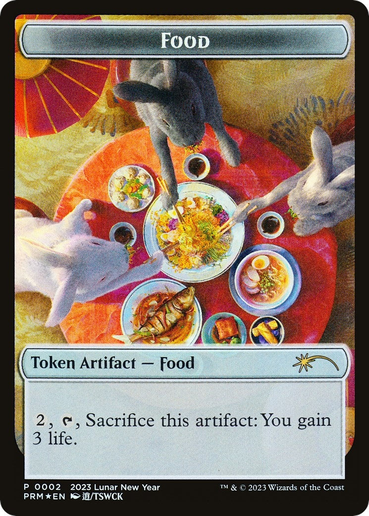 Food Token (Year of the Rabbit 2023) (2) (Unique and Miscellaneous Promos)