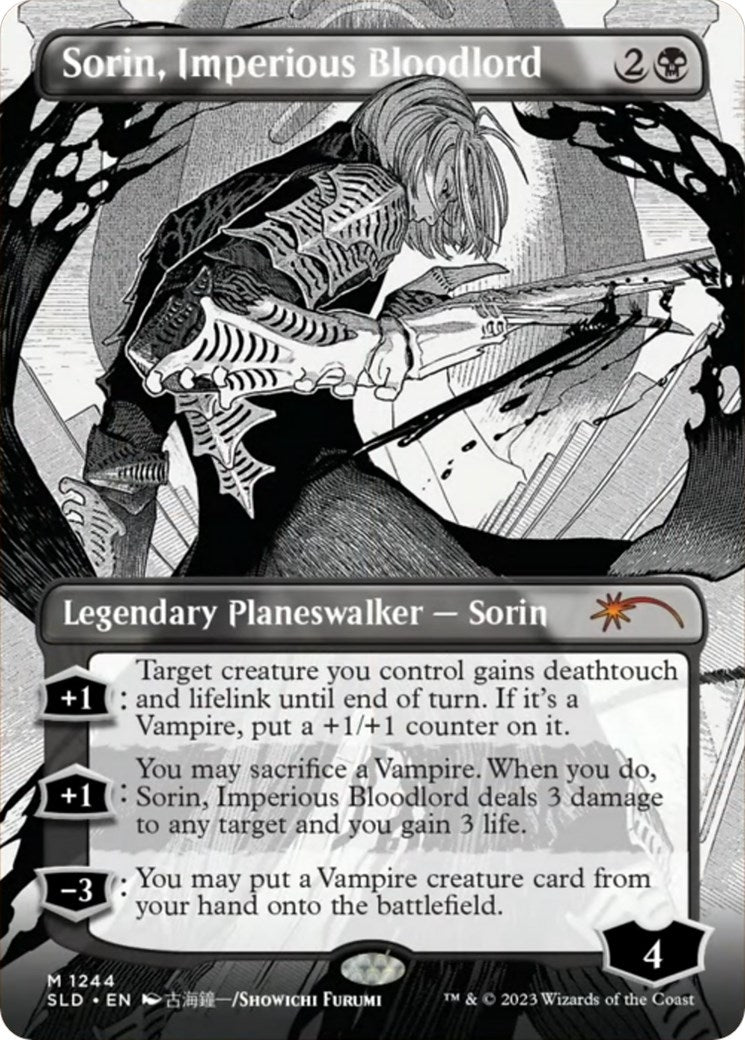 Sorin, Imperious Bloodlord (Borderless) (1244) (Secret Lair Drop Series)