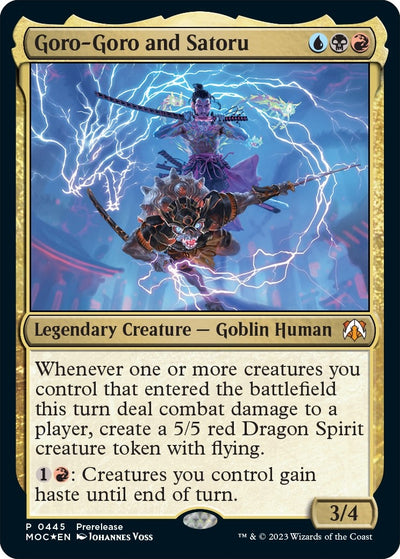 Goro-Goro and Satoru (445) (Prerelease Cards)