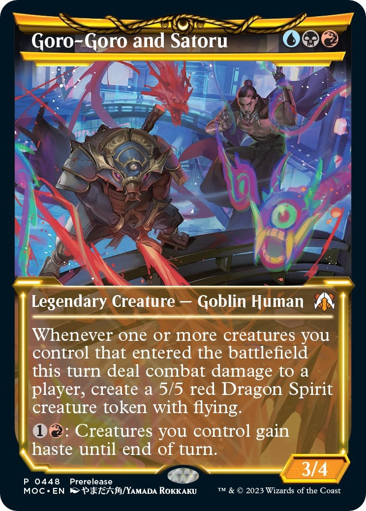 Goro-Goro and Satoru (Showcase) (448) (Prerelease Cards)