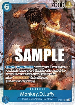 Image for Monkey.D.Luffy (062) (OP02-062) (Paramount War) - One Piece Card Game