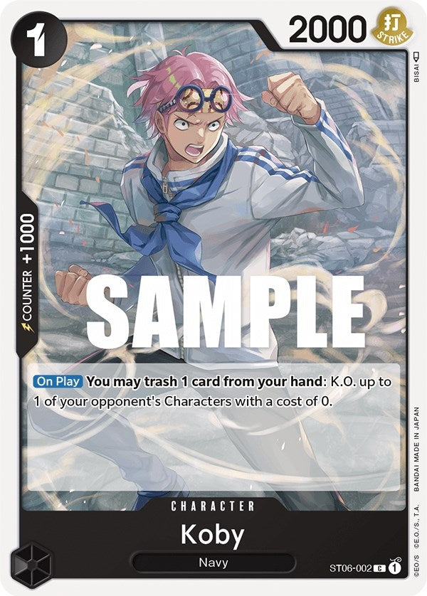 Image for Koby (ST06-002) (Starter Deck 6: Absolute Justice) - One Piece Card Game