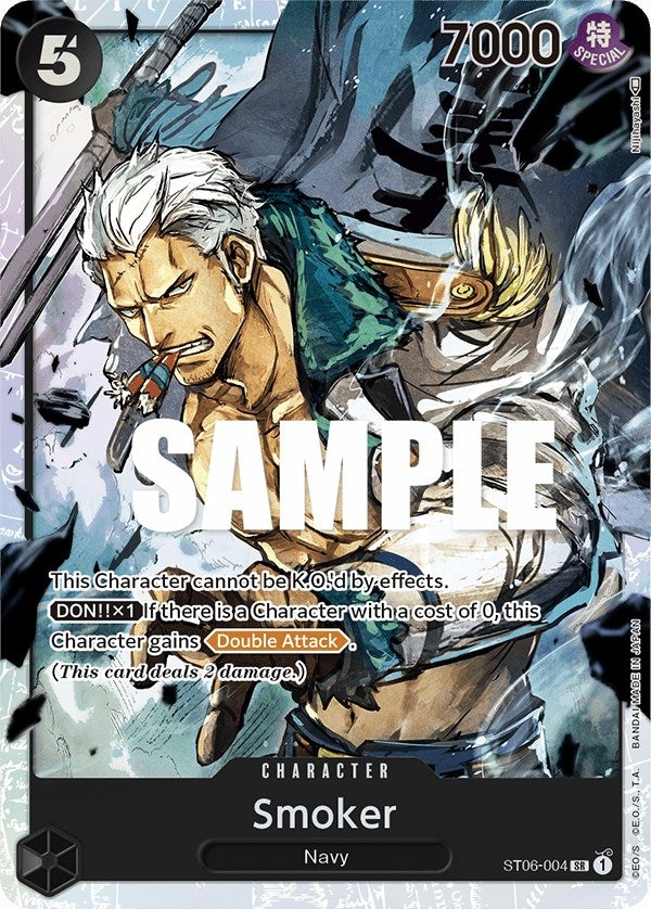 Image for Smoker (ST06-004) (Starter Deck 6: Absolute Justice) - One Piece Card Game