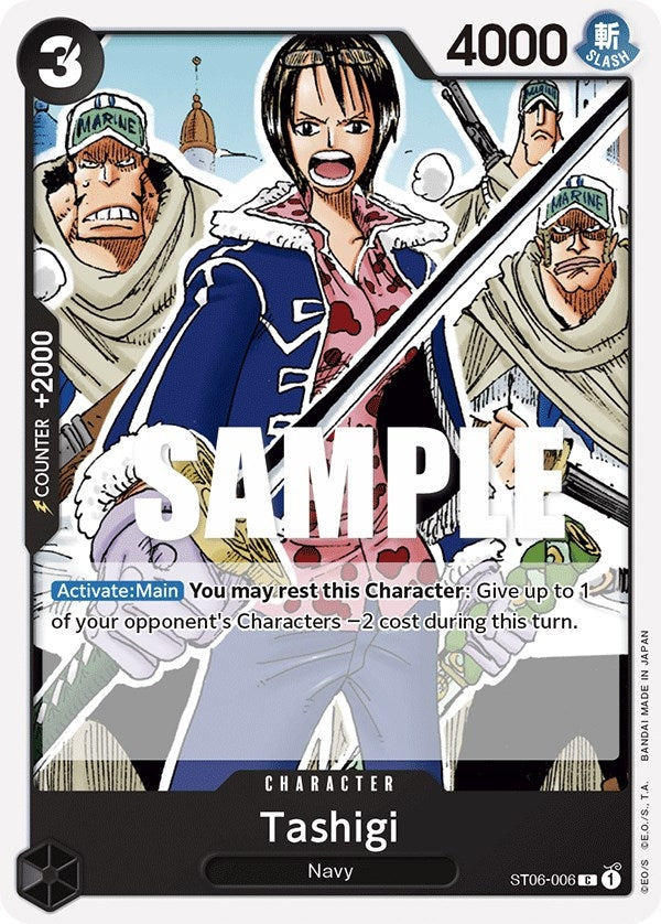 Image for Tashigi (ST06-006) (Starter Deck 6: Absolute Justice) - One Piece Card Game