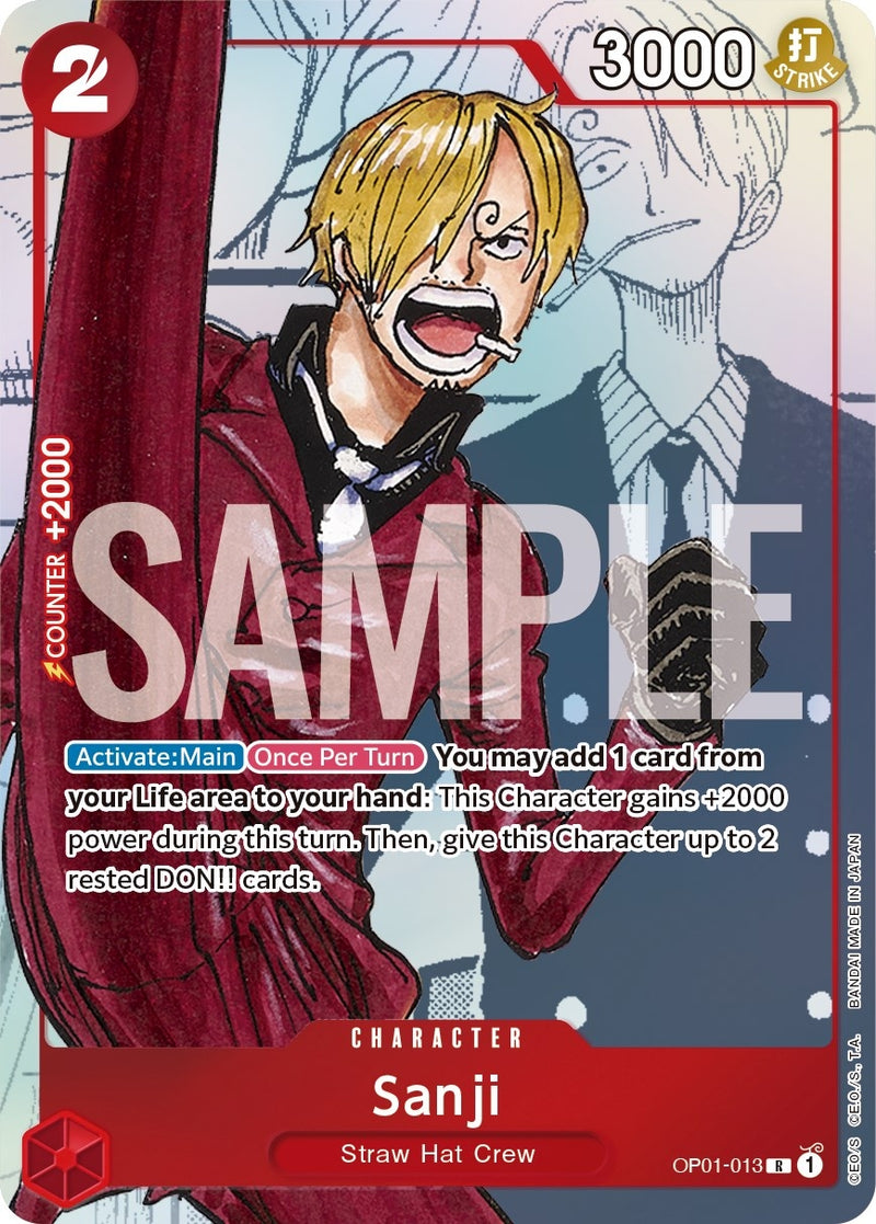 Image for Sanji - OP01-013 (Alternate Art) (OP01-013) (One Piece Promotion Cards) - One Piece Card Game
