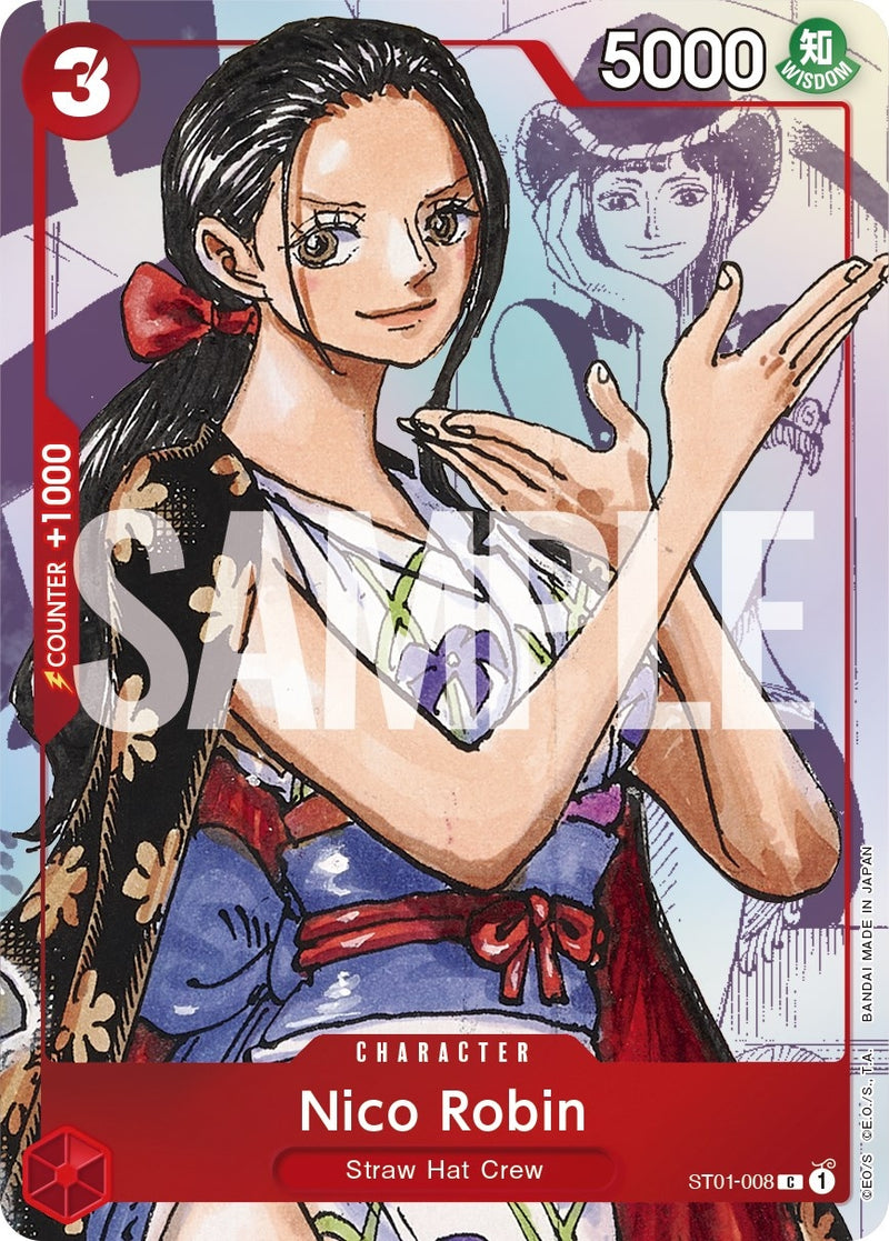 Image for Nico Robin - ST01-008 (Alternate Art) (ST01-008) (One Piece Promotion Cards) - One Piece Card Game