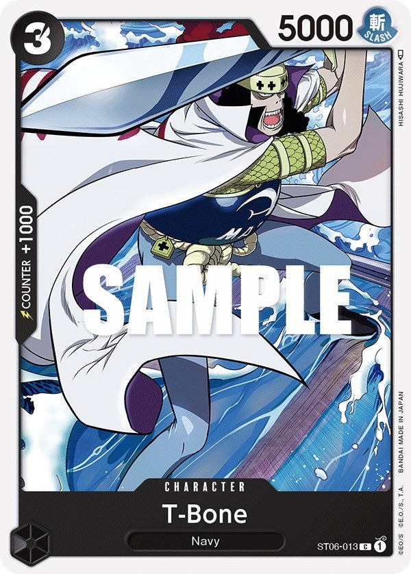 Image for T-Bone (ST06-013) (Starter Deck 6: Absolute Justice) - One Piece Card Game