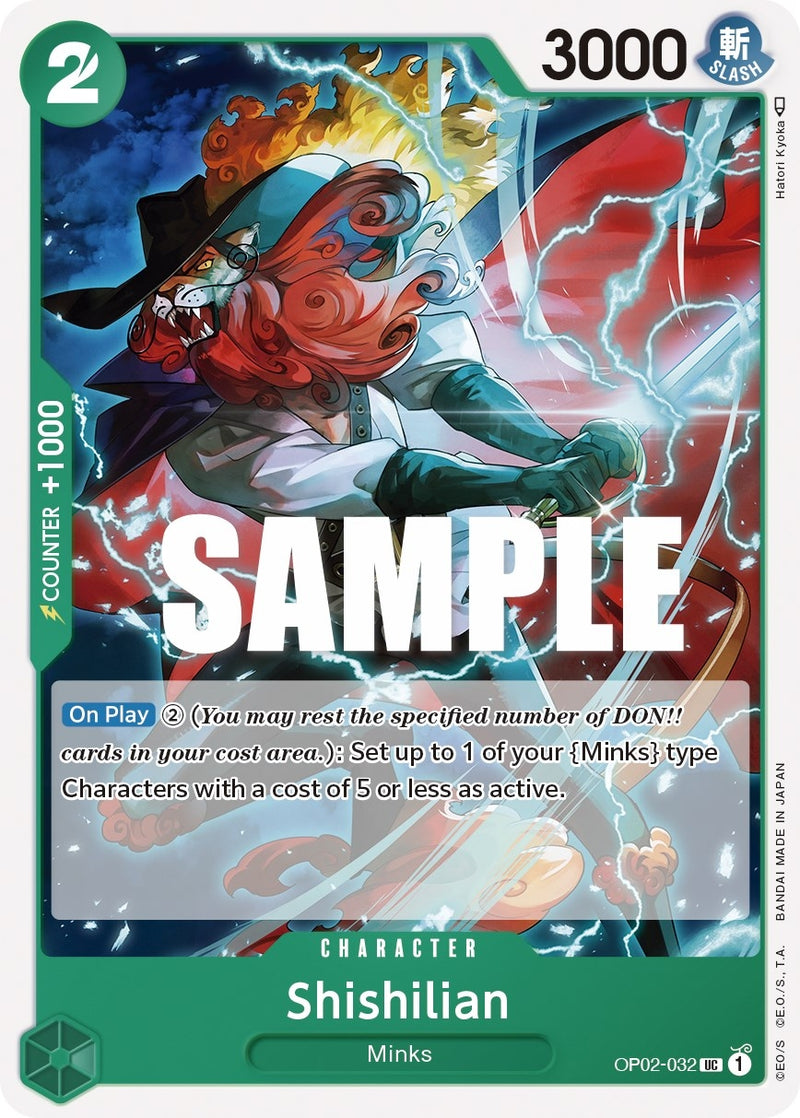 Image for Shishilian (OP02-032) (Paramount War) - One Piece Card Game