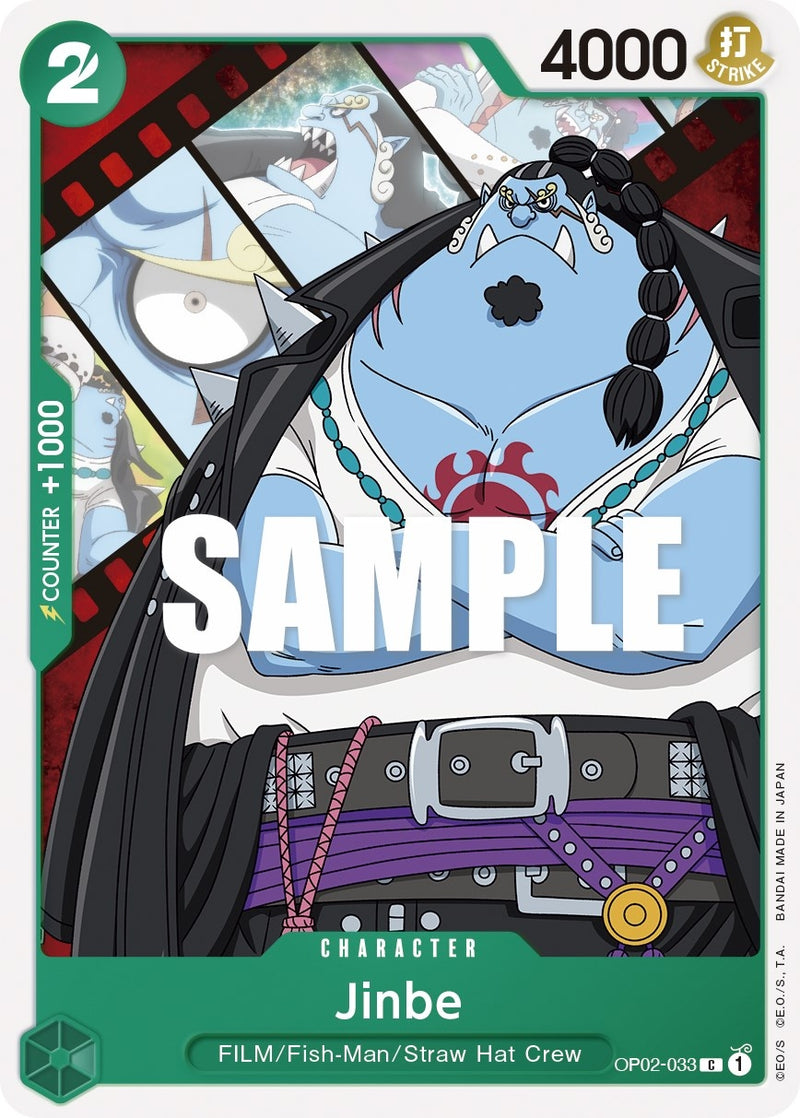 Image for Jinbe (OP02-033) (Paramount War) - One Piece Card Game