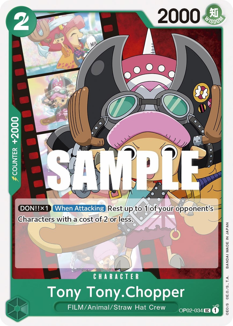 Image for Tony Tony.Chopper (OP02-034) (Paramount War) - One Piece Card Game