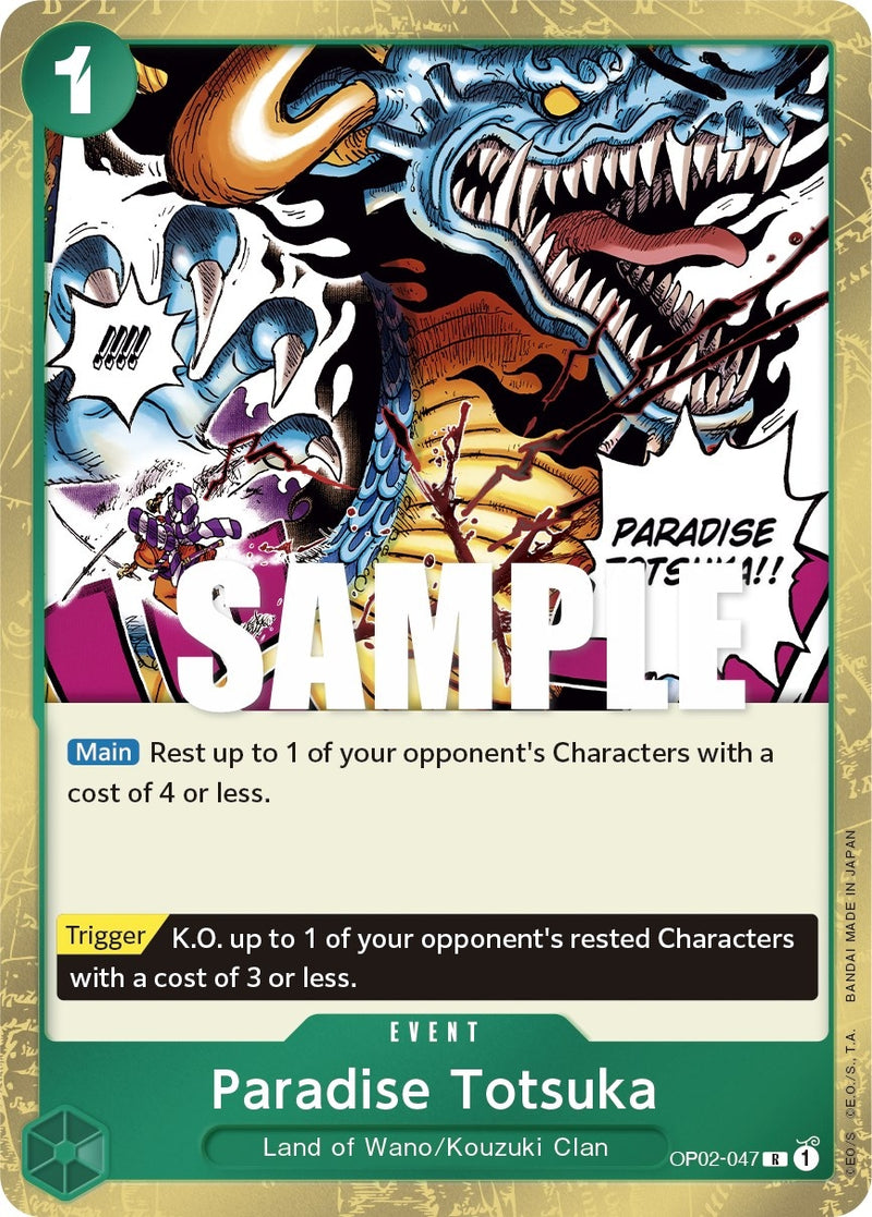 Image for Paradise Totsuka (OP02-047) (Paramount War) - One Piece Card Game