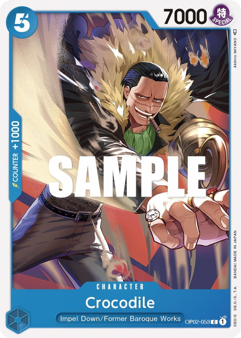 Image for Crocodile (OP02-053) (Paramount War) - One Piece Card Game