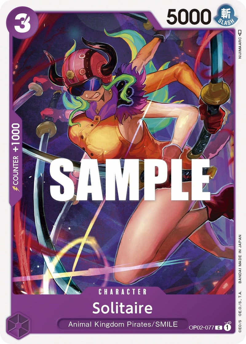 Image for Solitaire (OP02-077) (Paramount War) - One Piece Card Game