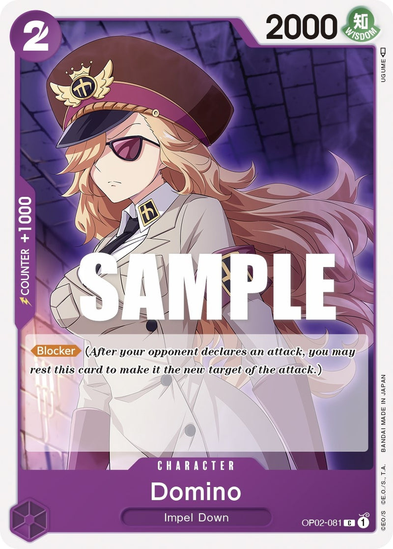 Image for Domino (OP02-081) (Paramount War) - One Piece Card Game