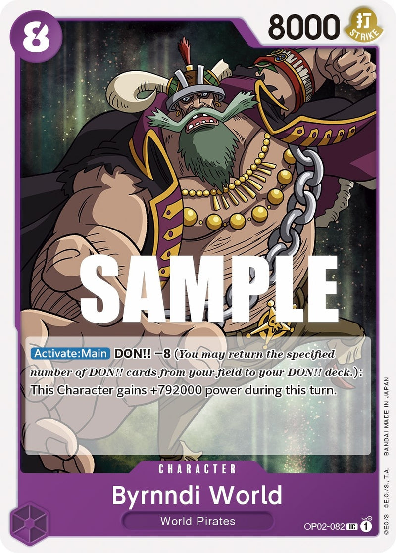 Image for Byrnndi World (OP02-082) (Paramount War) - One Piece Card Game