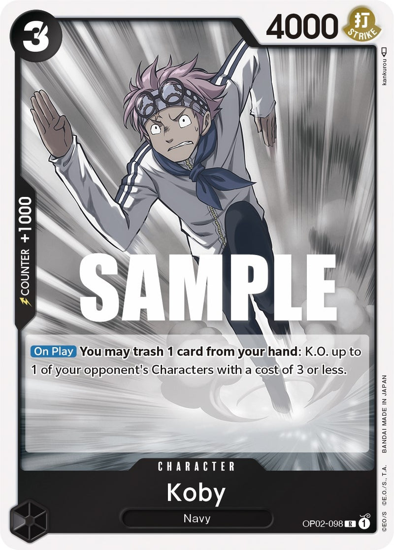 Image for Koby (OP02-098) (Paramount War) - One Piece Card Game