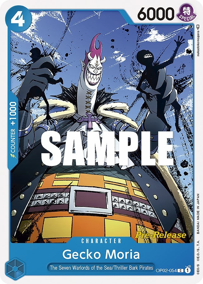 Image for Gecko Moria (OP02-054) (Paramount War Pre-Release Cards) - One Piece Card Game