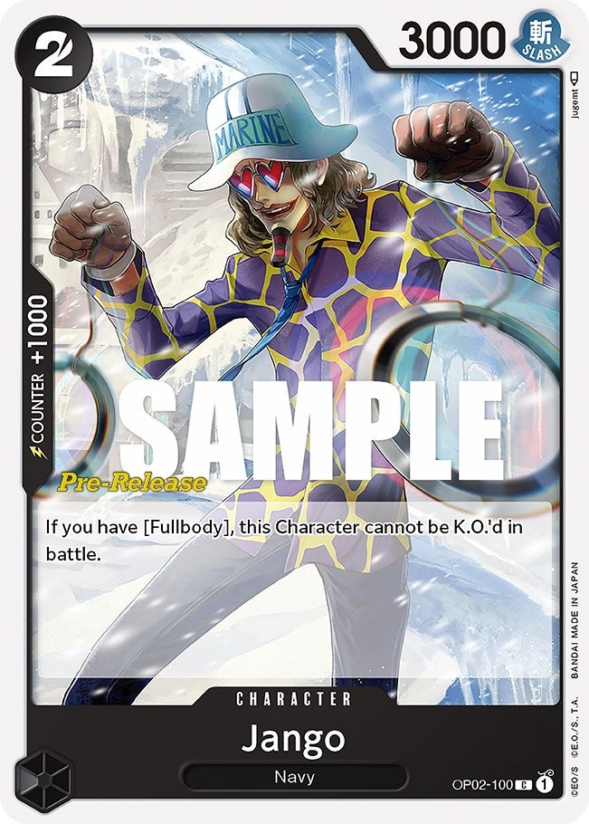 Jango (OP02-100) (Paramount War Pre-Release Cards)