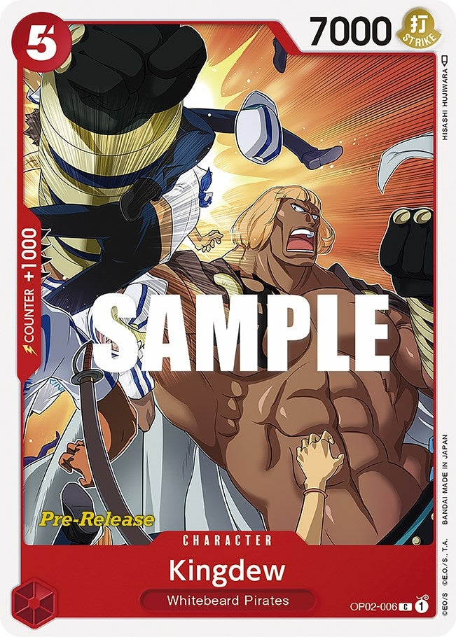 Image for Kingdew (OP02-006) (Paramount War Pre-Release Cards) - One Piece Card Game