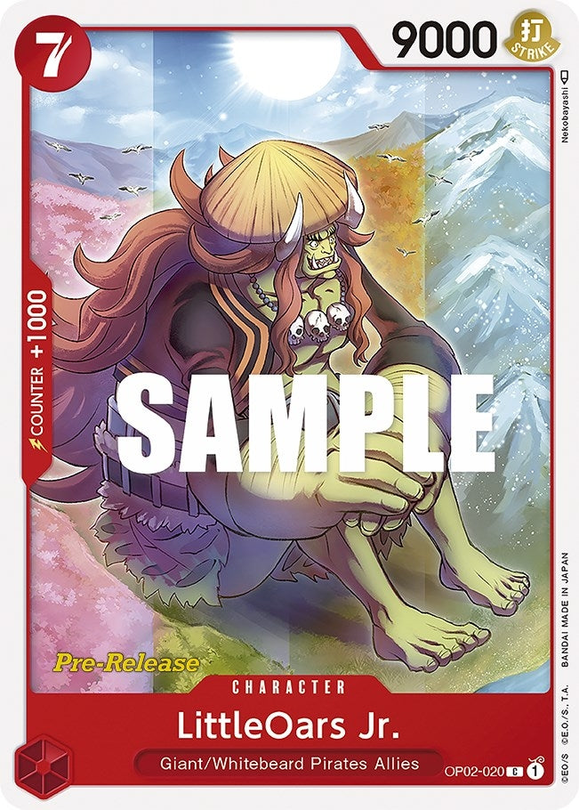 Image for LittleOars Jr. (OP02-020) (Paramount War Pre-Release Cards) - One Piece Card Game