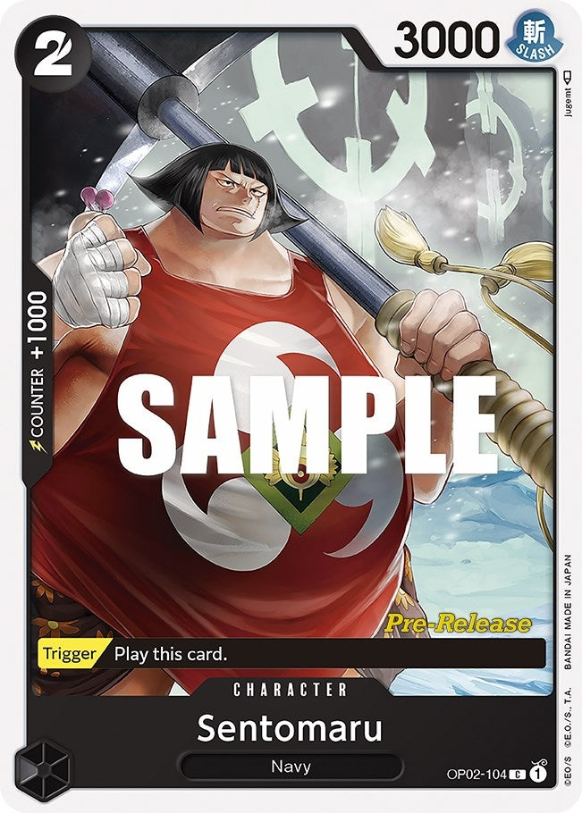 Image for Sentomaru (OP02-104) (Paramount War Pre-Release Cards) - One Piece Card Game