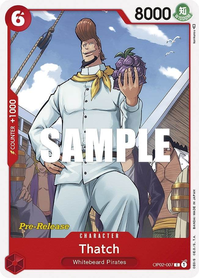 Image for Thatch (OP02-007) (Paramount War Pre-Release Cards) - One Piece Card Game