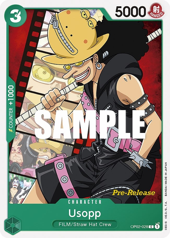 Image for Usopp (OP02-028) (Paramount War Pre-Release Cards) - One Piece Card Game