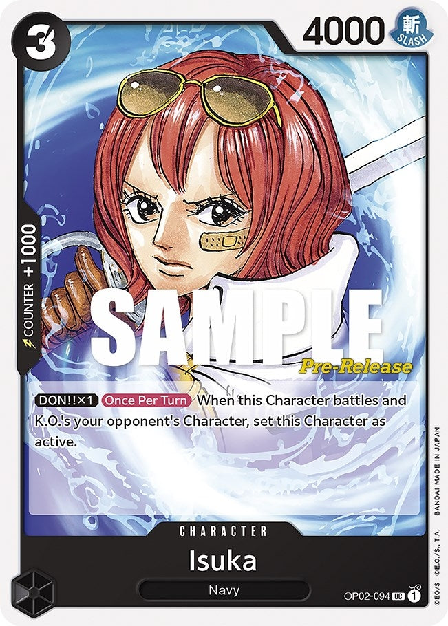 Image for Isuka (OP02-094) (Paramount War Pre-Release Cards) - One Piece Card Game