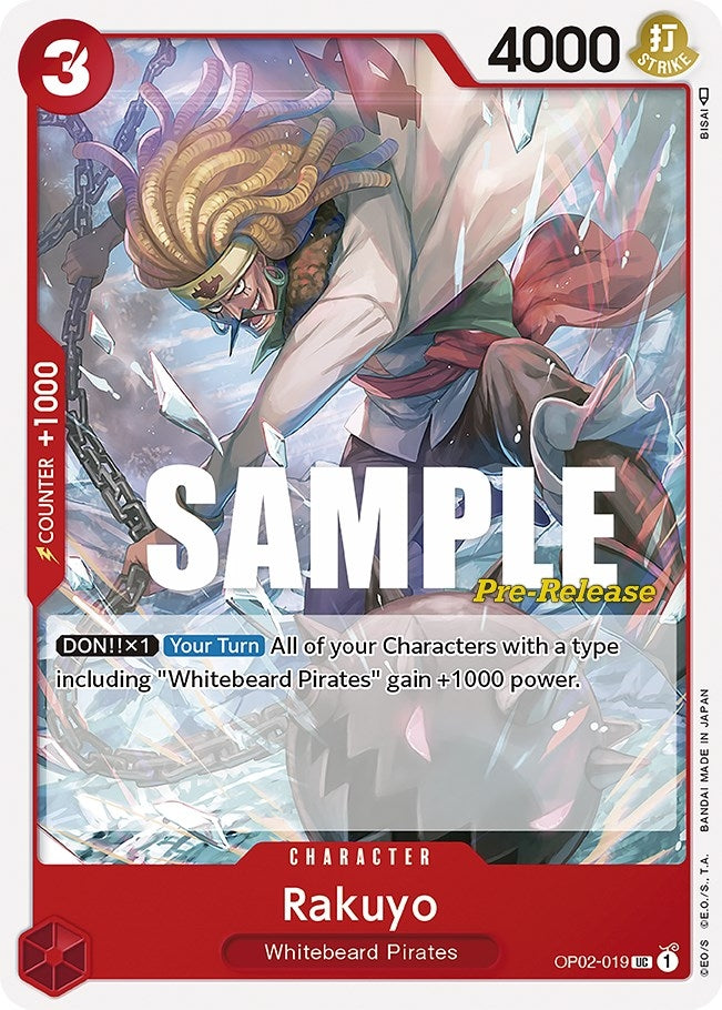 Image for Rakuyo (OP02-019) (Paramount War Pre-Release Cards) - One Piece Card Game